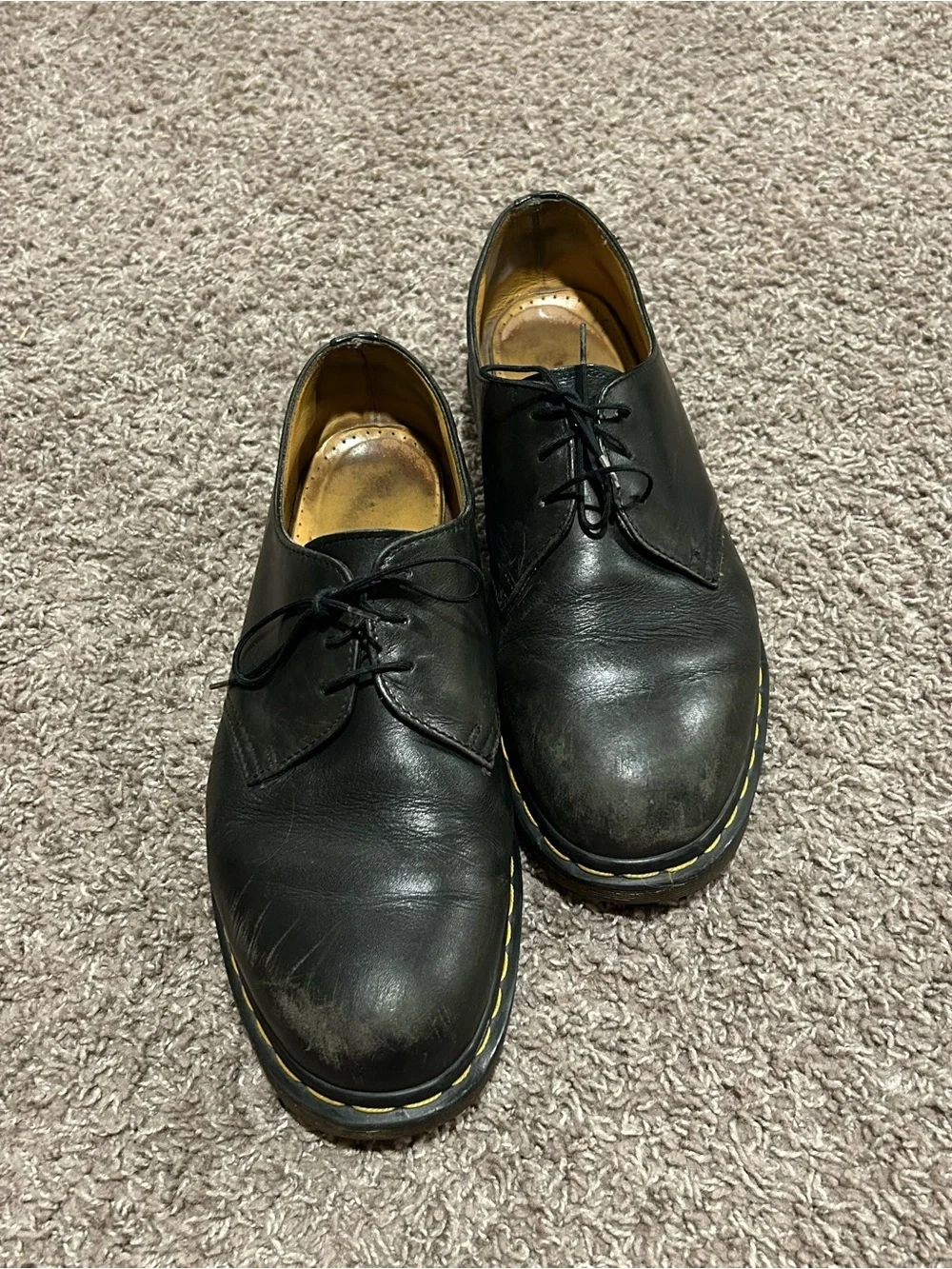 Dr Martens Smooth Leather Oxford Shoes Black Men’s , size 11